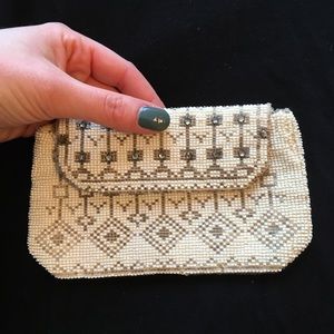 Vintage Beaded Mini Clutch
